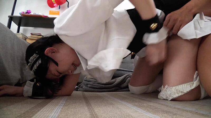 メイド服姿の南日菜乃ちゃんと、バックでセックス。