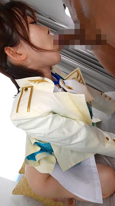 フェラしてくれる、コスプレ姿の黒川すみれちゃん。