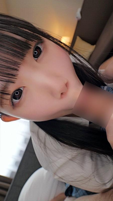 フェラしてくれる、学生服姿の南日菜乃ちゃん。